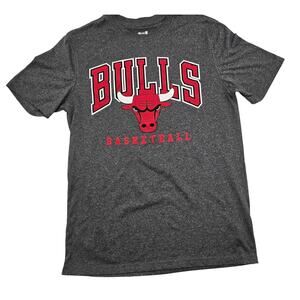 NBA Chicago Bulls Mens Small T-shirt Grey